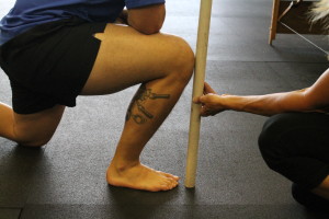 Less than Ideal ankle mobility. This will make squatting very difficult.